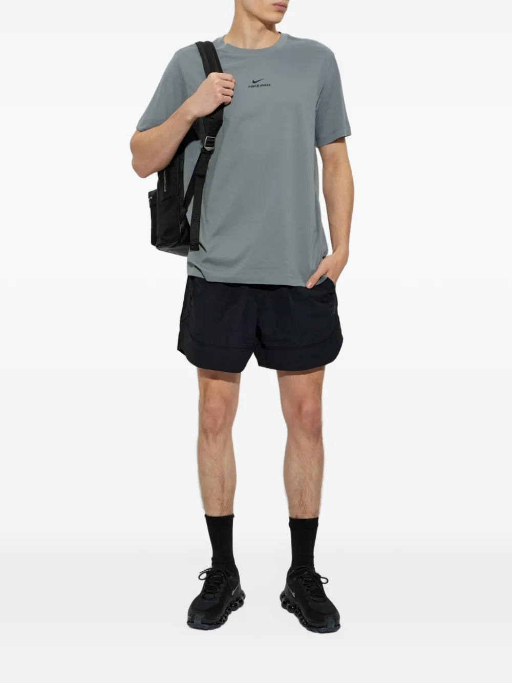 Nike Pro Dri-FIT T-shirt Grijs