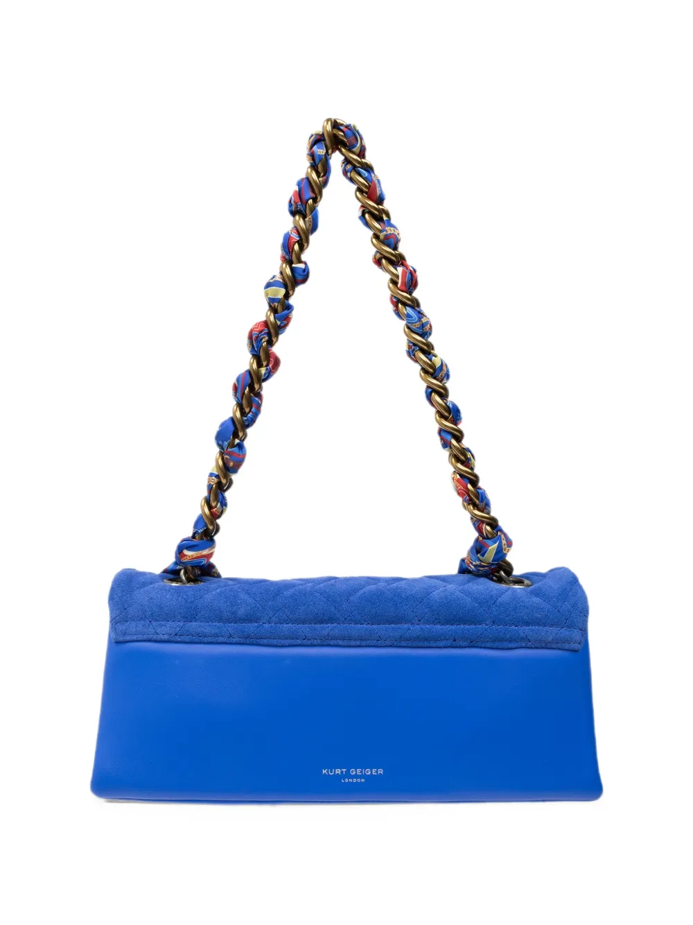 Kurt Geiger London Kensington Kurt schoudertas met sjaal Blauw