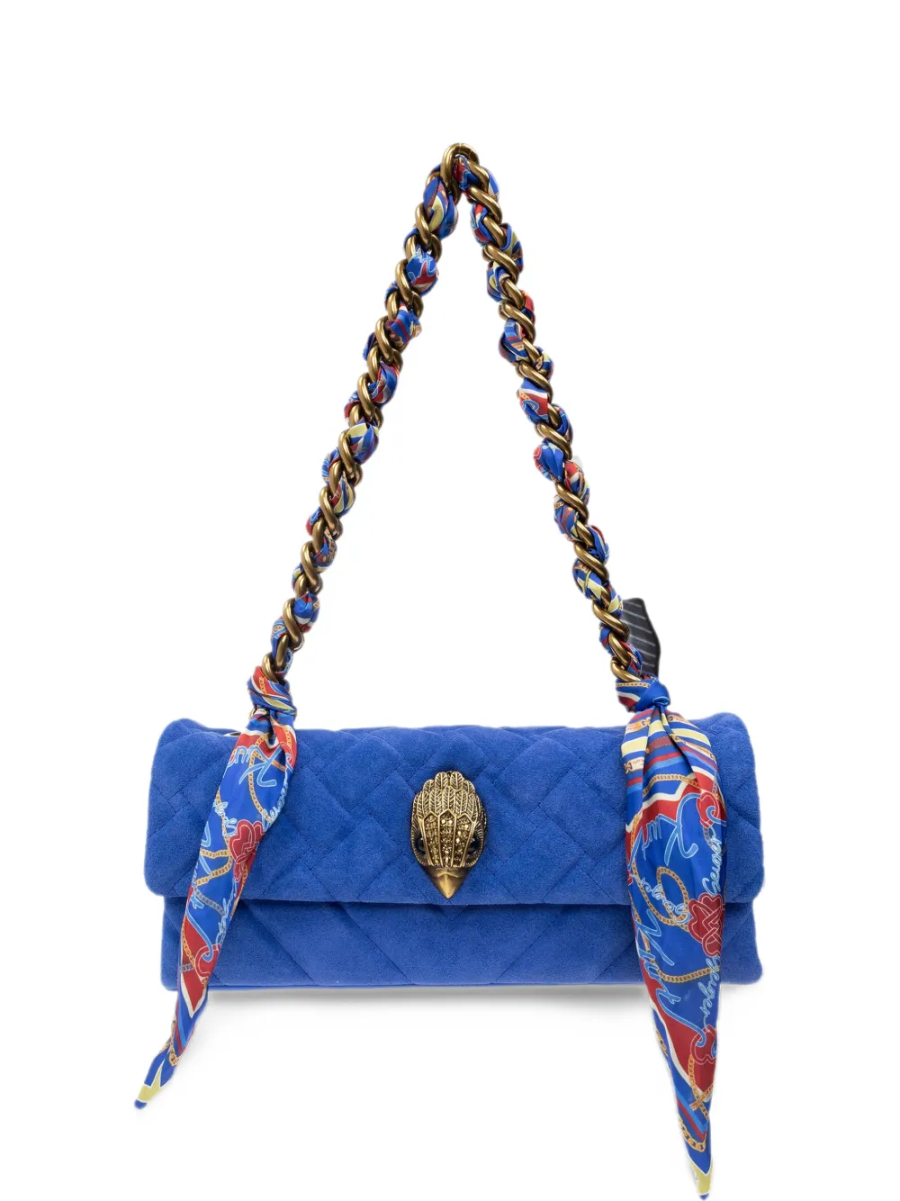 Kurt Geiger London Kensington Kurt scarf shoulder bag - Blu