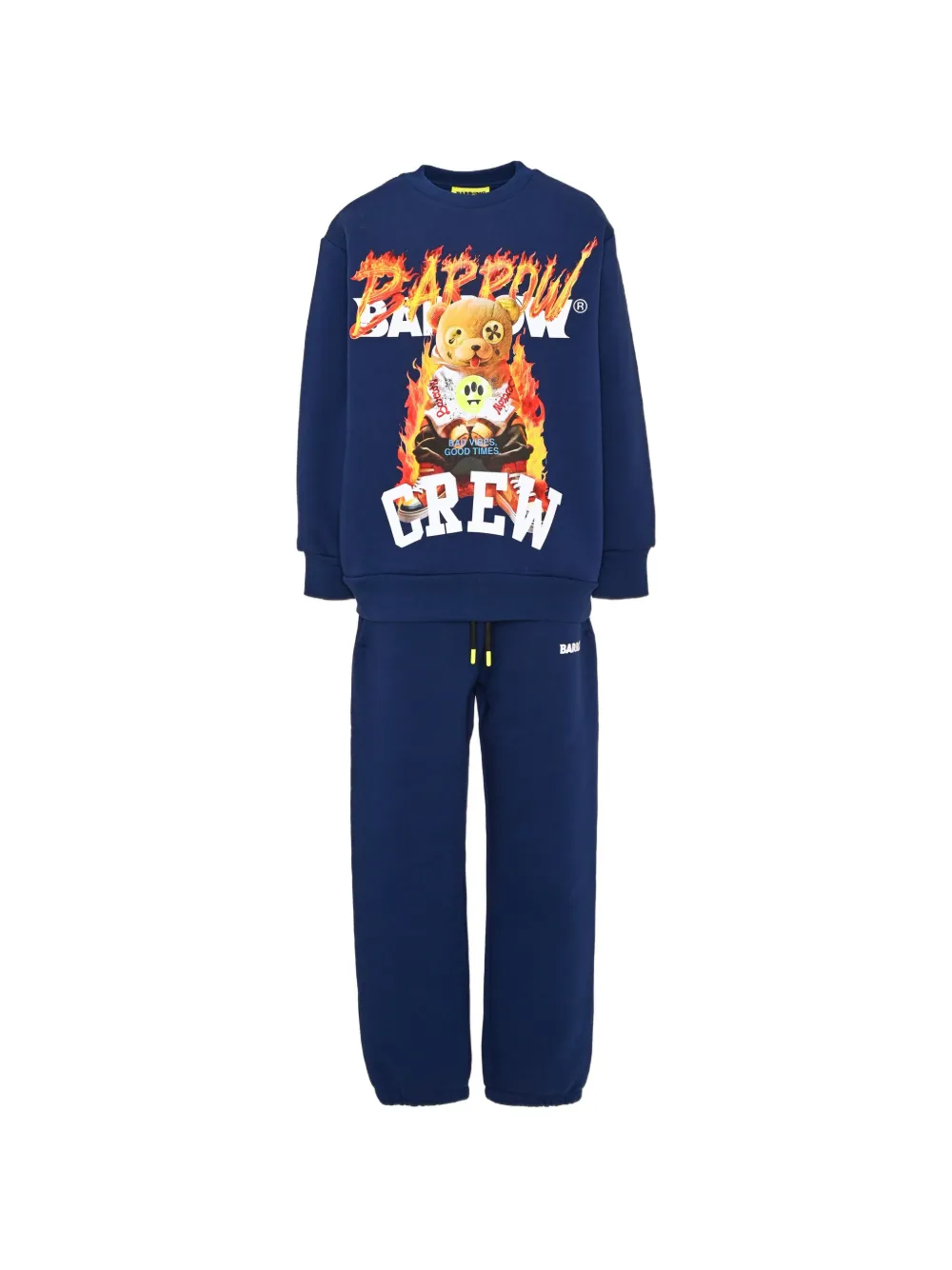Barrow kids graphic-print tracksuits Blauw