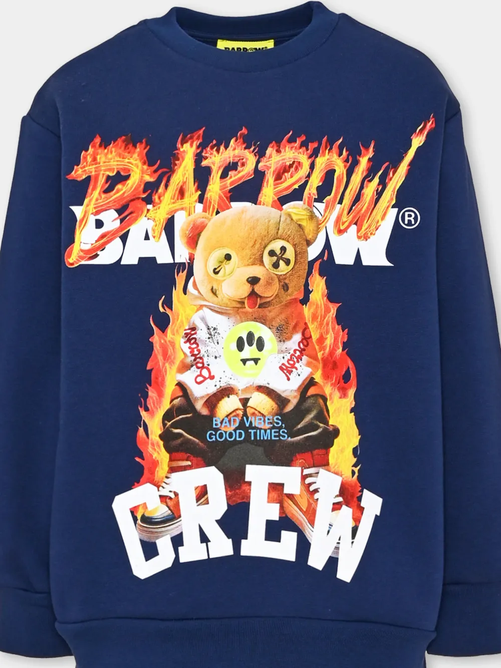 Barrow kids graphic-print tracksuits Blauw