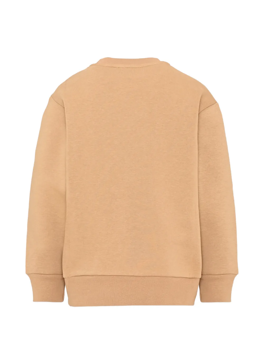 Barrow kids Teddy bear-print cotton sweatshirt Beige
