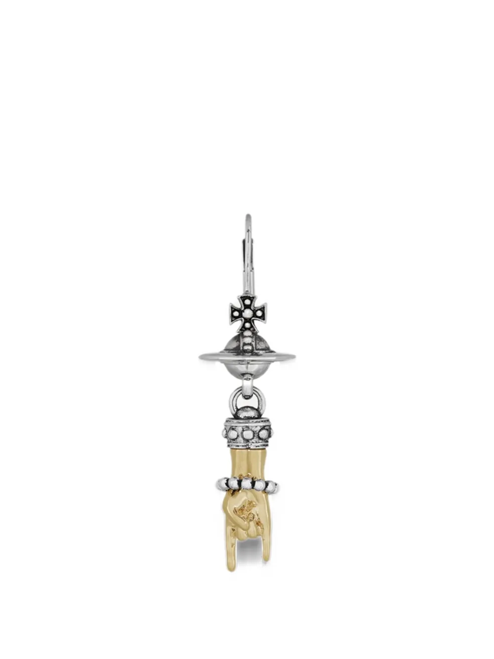 Vivienne Westwood Anatoly Orb earring - Argento
