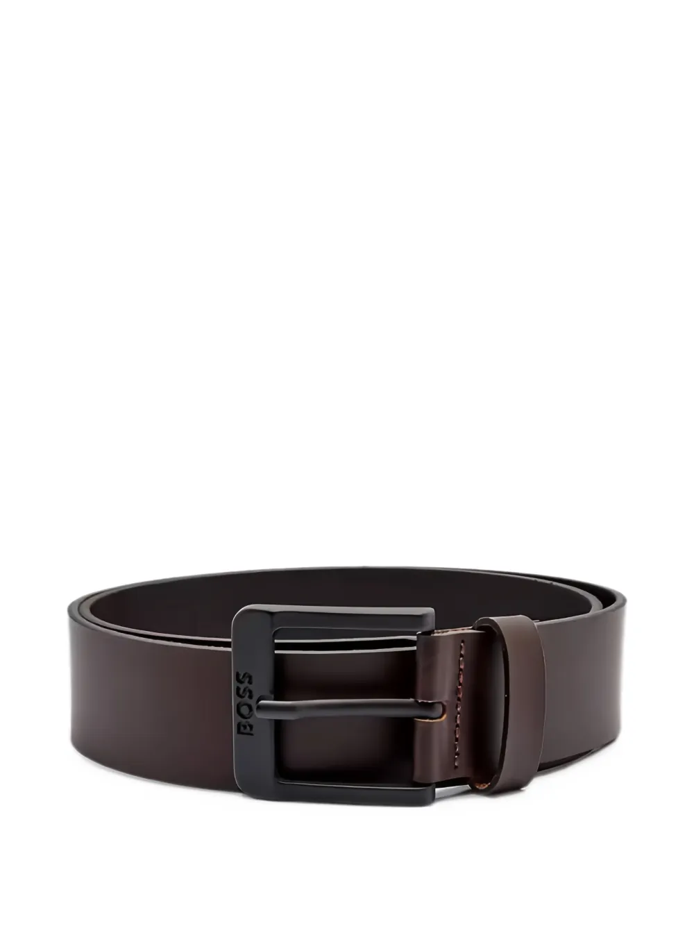 BOSS leather belt - Marrone