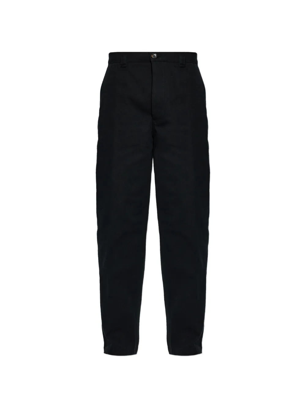 PS Paul Smith belt-loop barrel-leg chino trousers - Nero