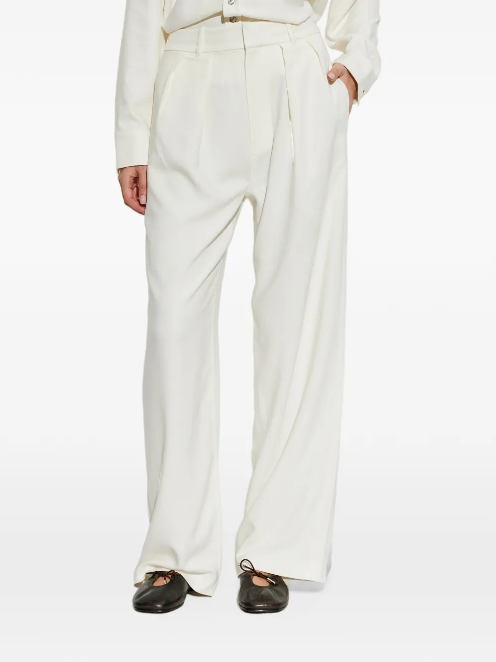 Citizens of Humanity Ines pleated tailored trousers Wit