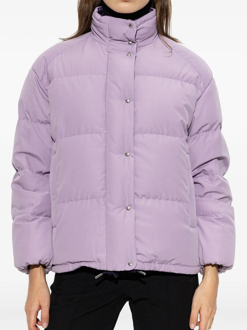 Moncler Verone short down jacket Paars