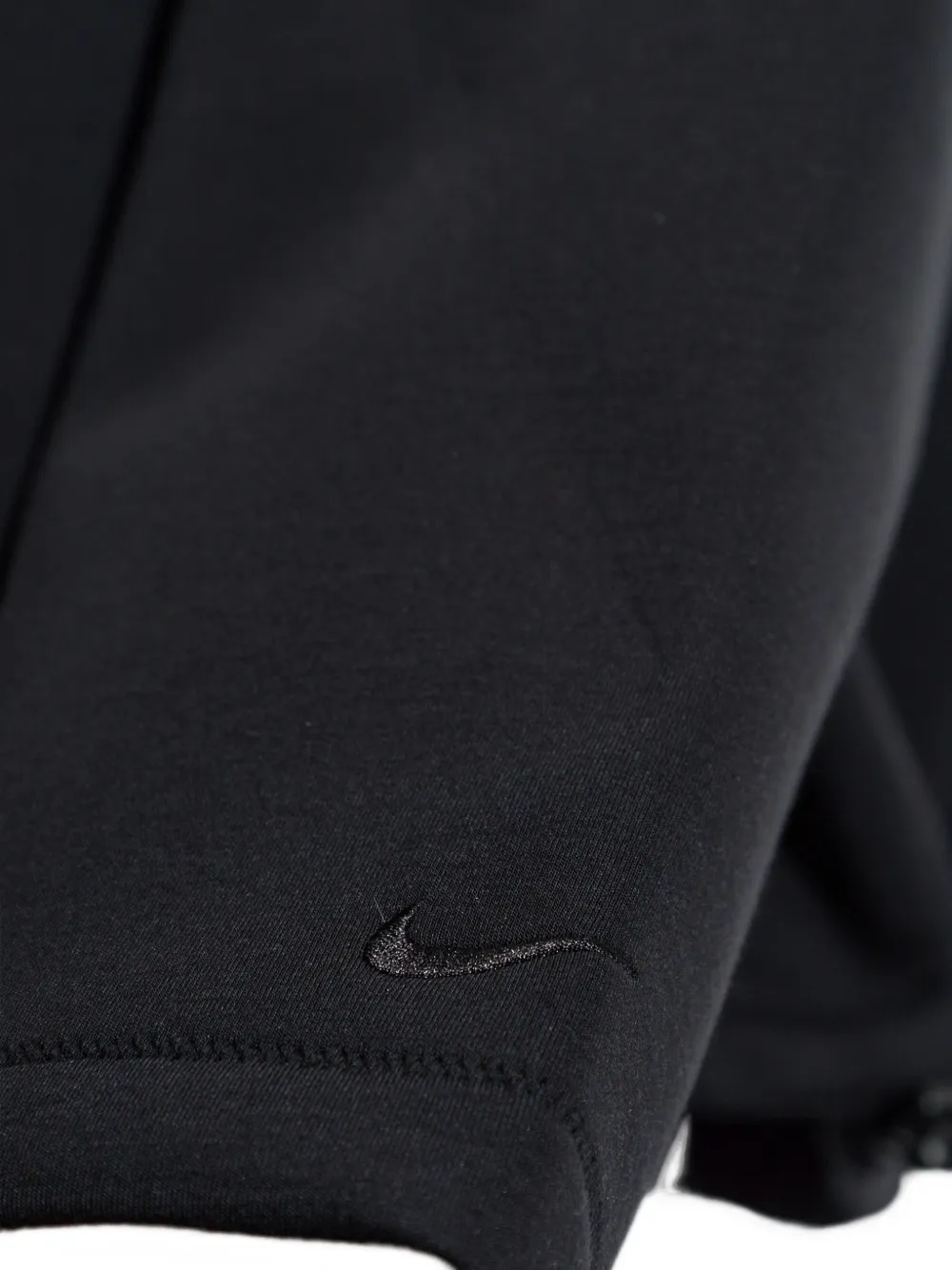 Nike Article Fleece oversized jacket Zwart