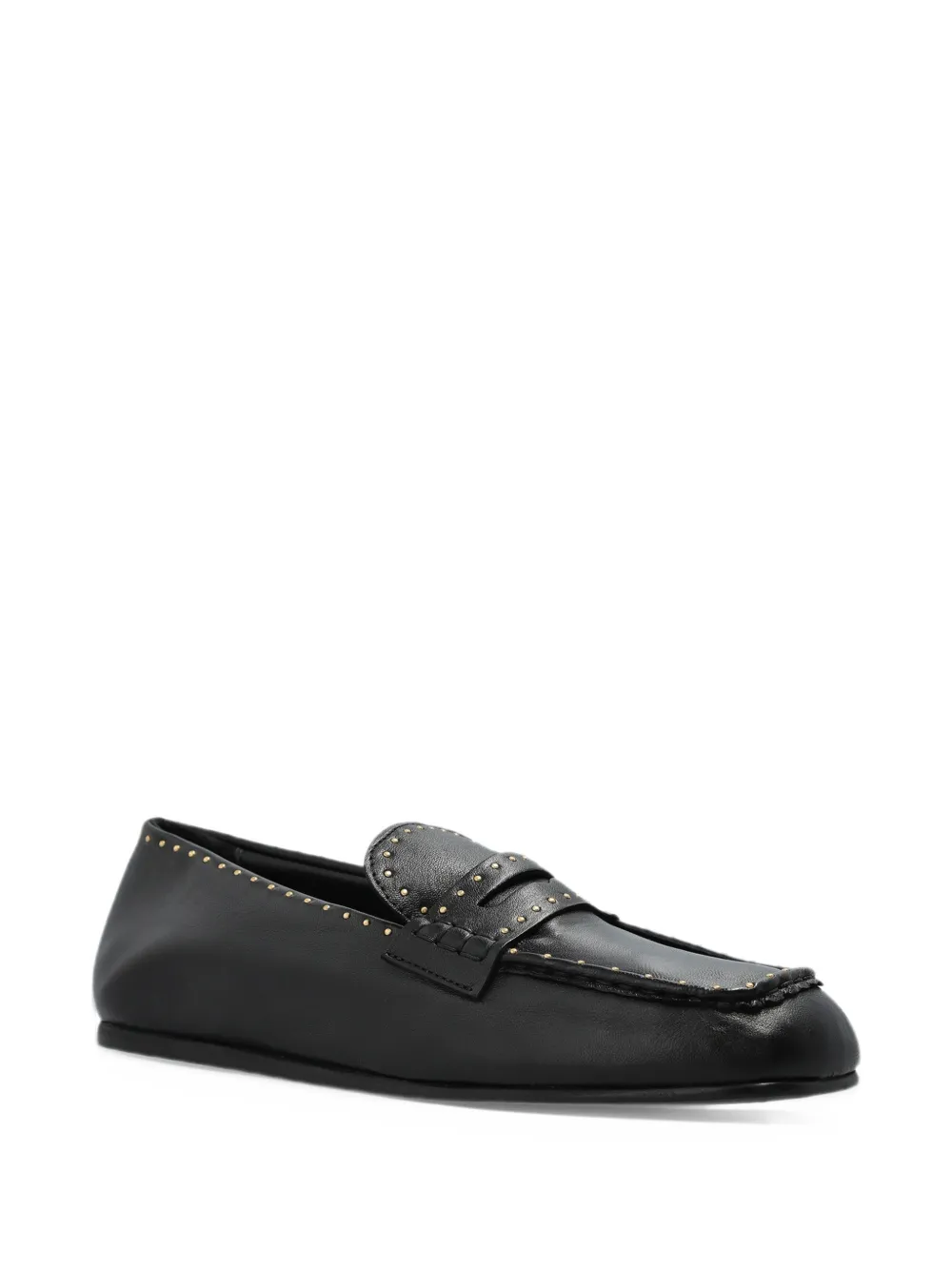 Posa Bardot studded loafers - Nero