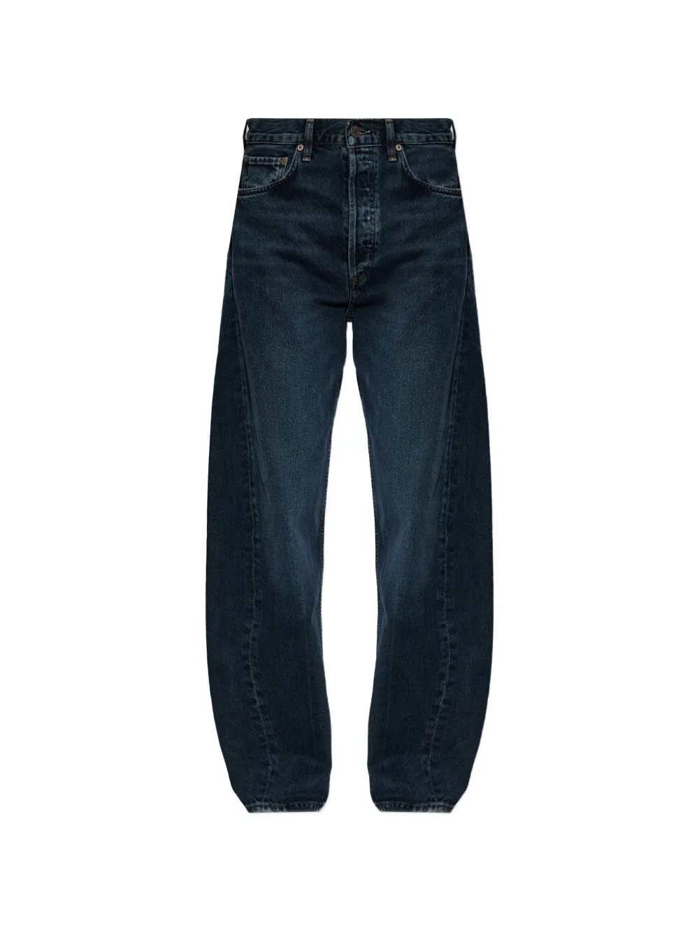 AGOLDE Luna Pieced barrel-leg jeans - Blu