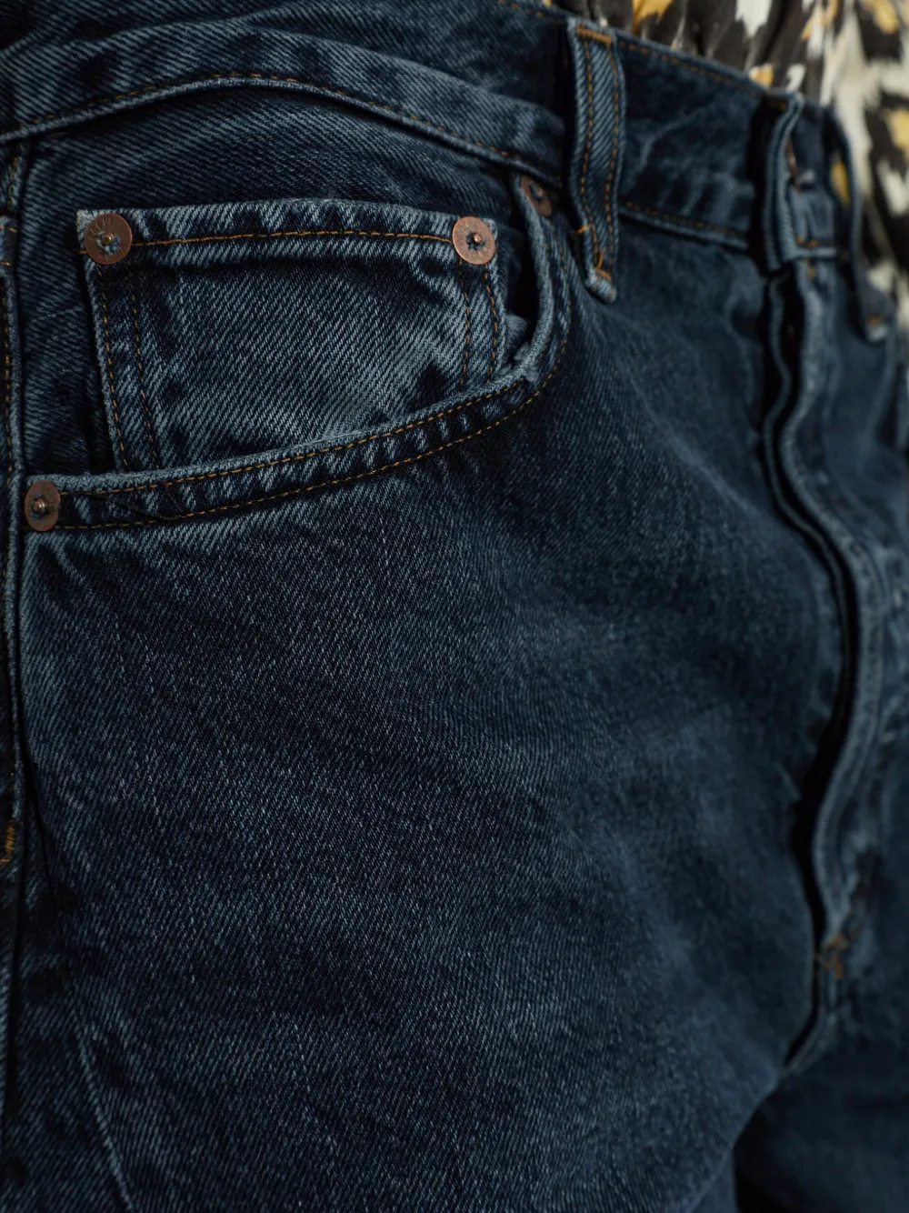 AGOLDE Luna Pieced barrel-leg jeans Blauw