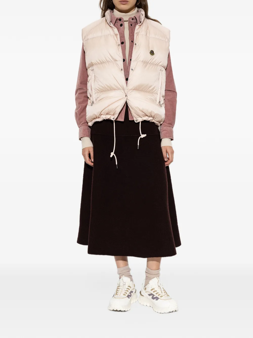 Moncler Tibb reversible down vest Roze
