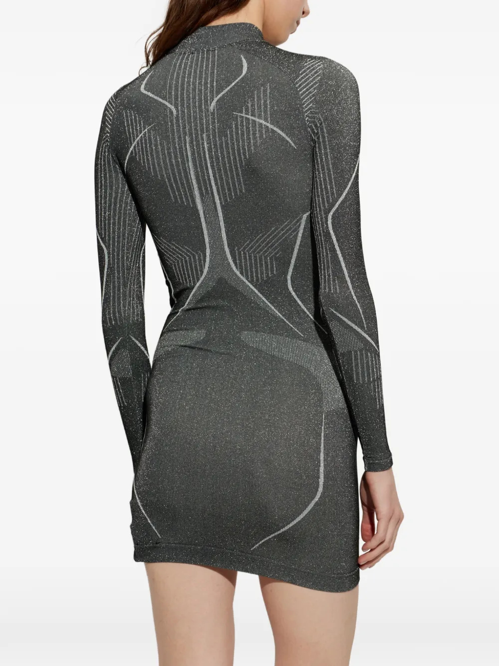 Off-White Mini-jurk Grijs