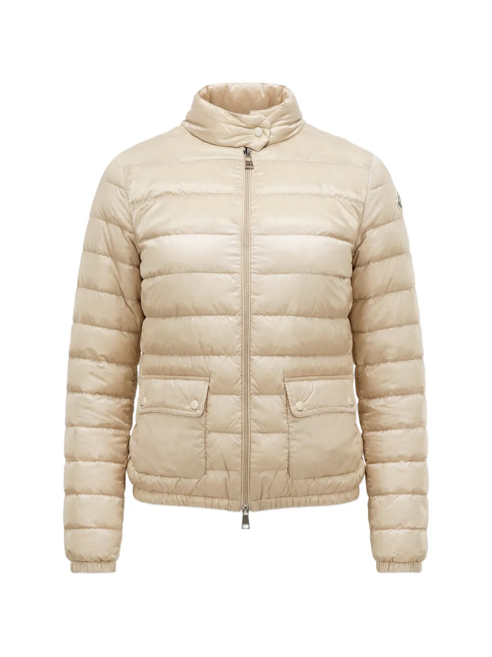 Moncler Lans packable short down jacket Beige