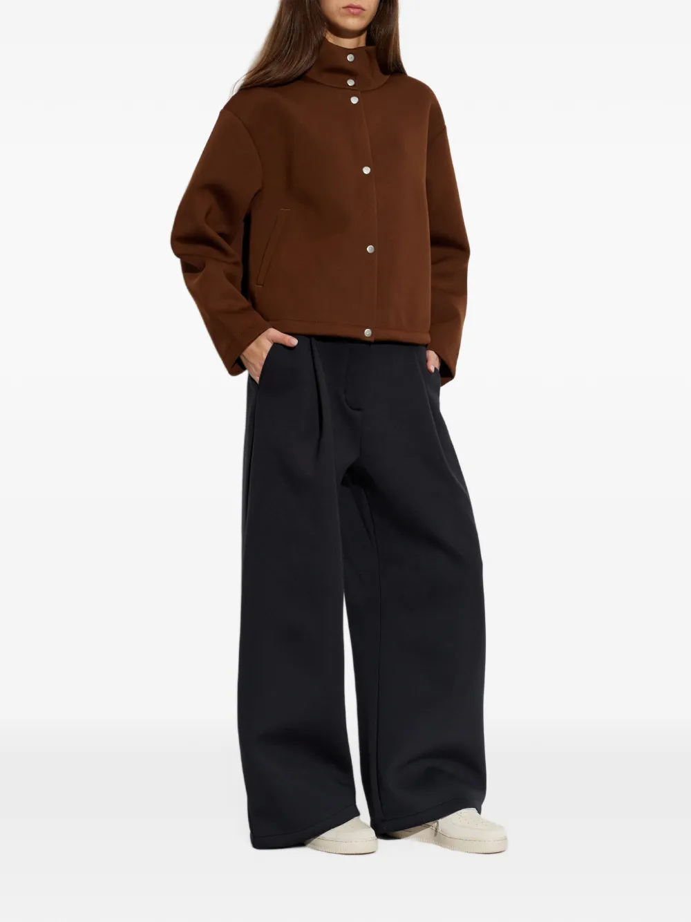 Nike Article Fleece oversized jacket Bruin