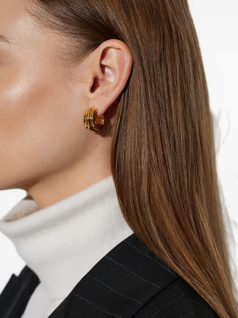 Lié Studio Elenora hoop earrings - Oro