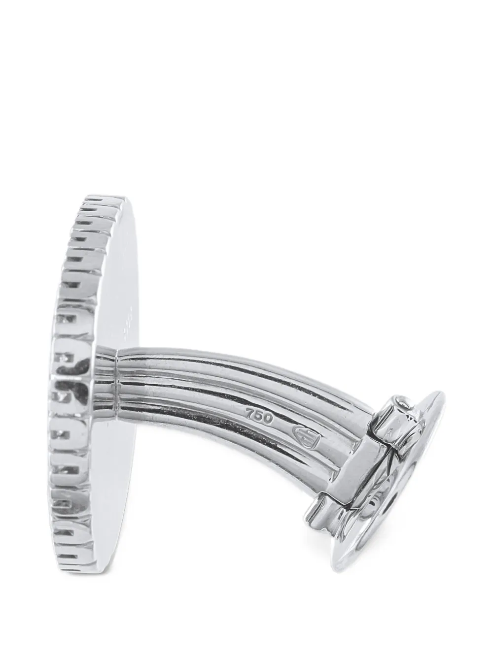 Patek Philippe Pre-Owned diamond cushion cufflinks - Argento