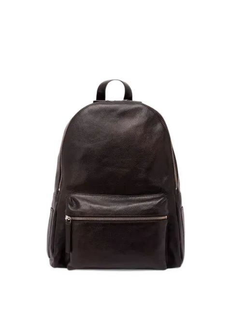 Orciani Laio Lagoon pebbled-leather backpack