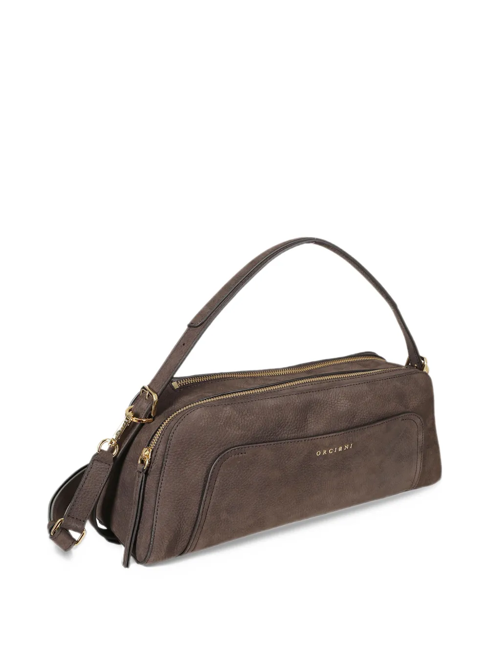 Orciani The Address 38 Nabucco clutch bag Bruin