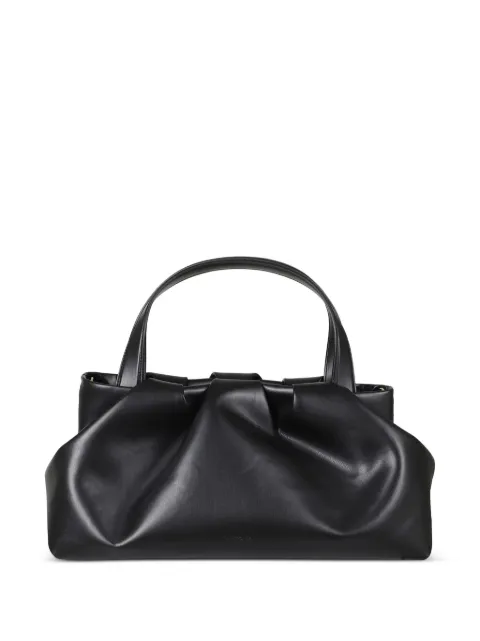 Themoirè Athena ruched tote bag