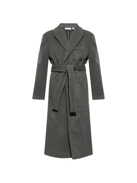 Off-White cashmere belted coat