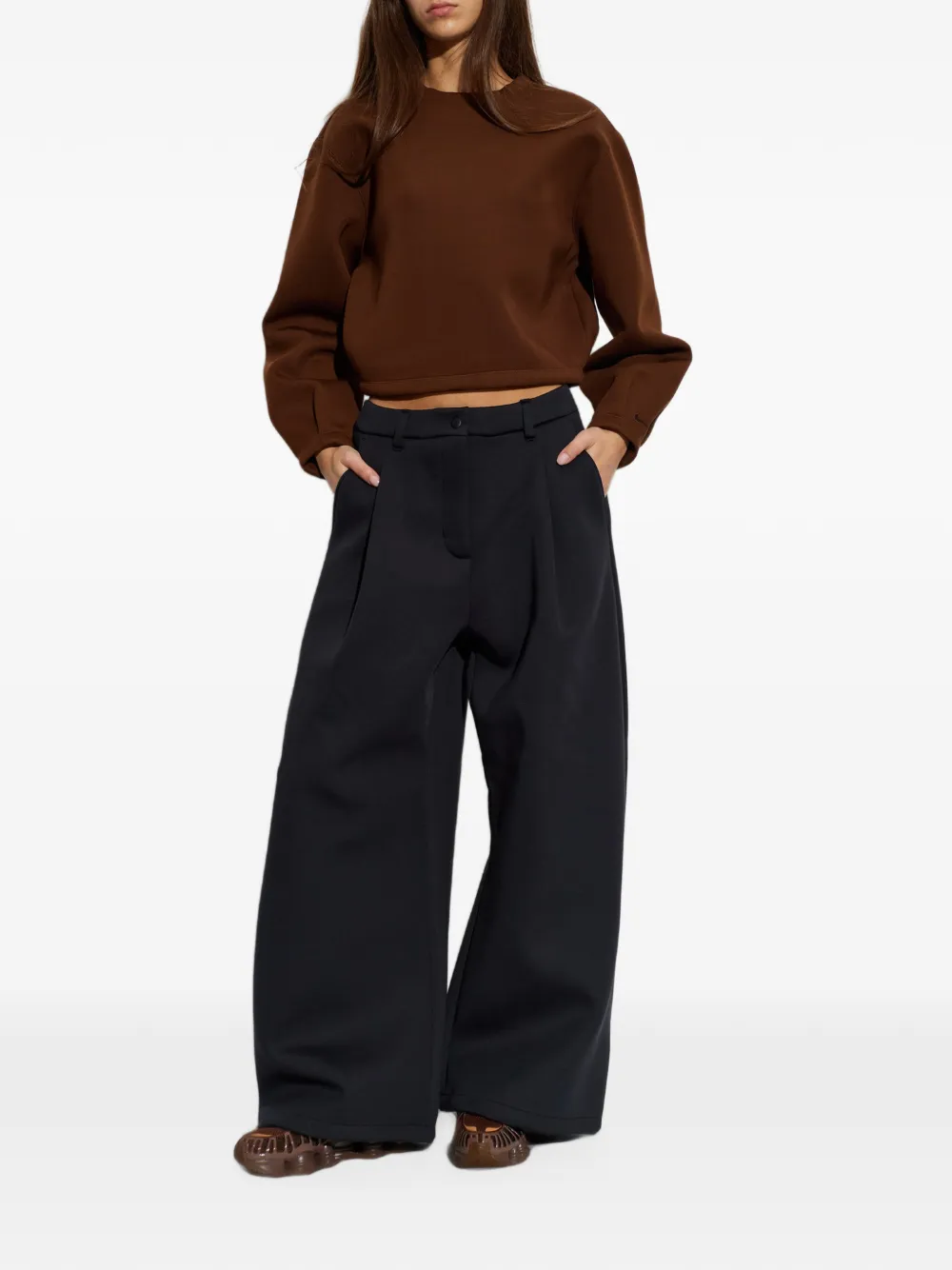 Nike article fleece oversized long-sleeve top Bruin