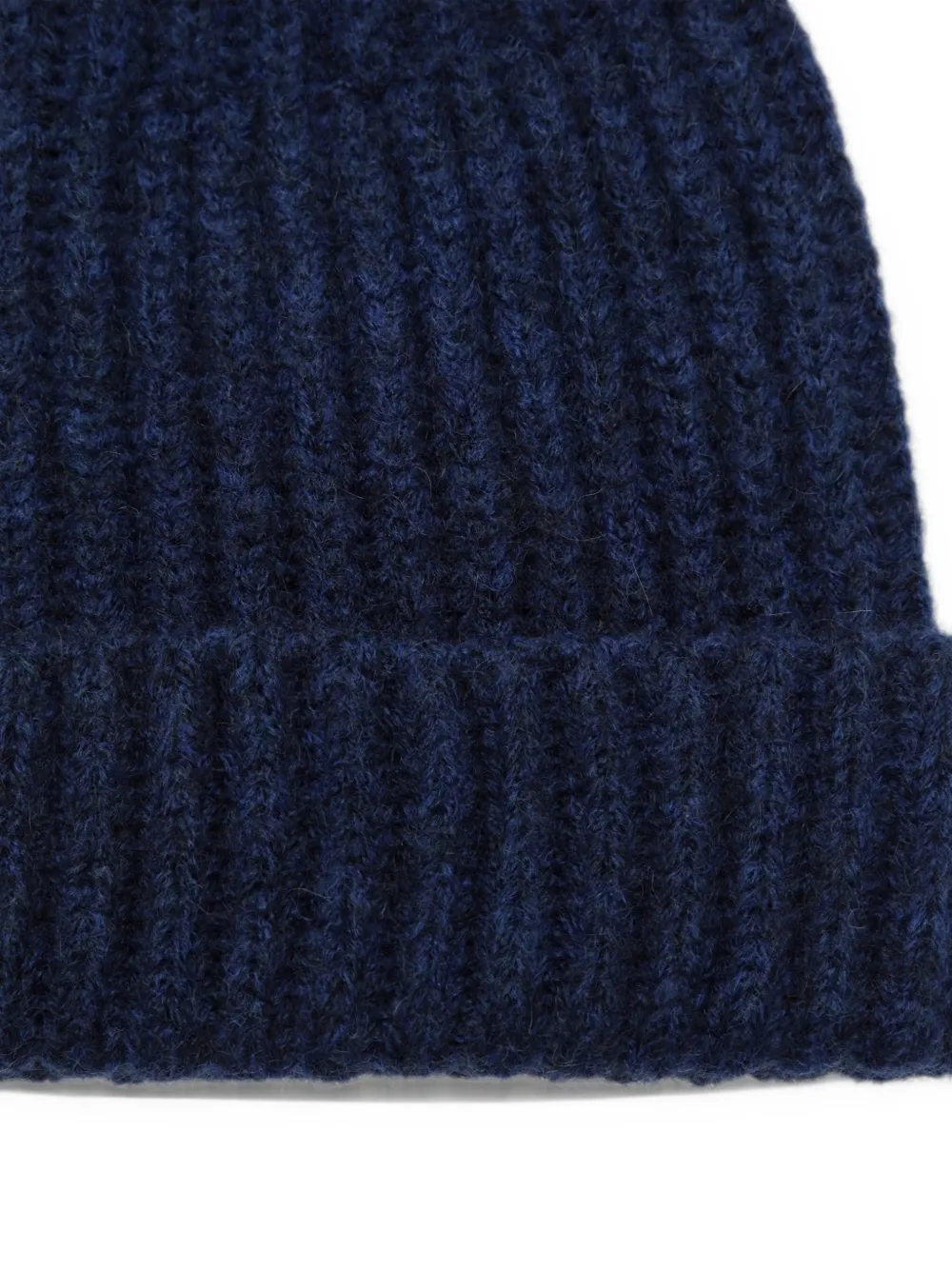 Roberto Collina ribbed-knit beanie hat Blauw