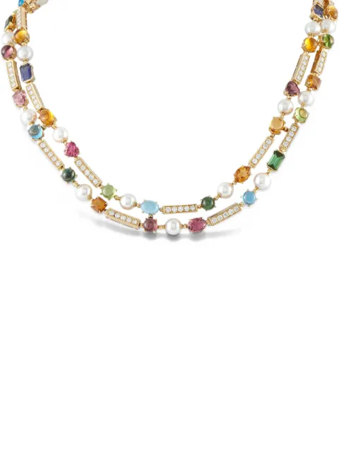 Bvlgari Pre-Owned Allegra multi-stone necklace