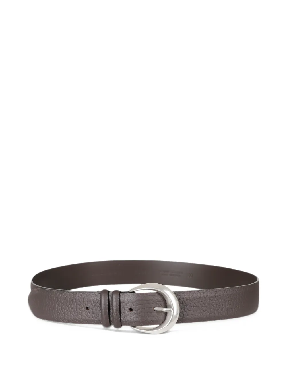 Orciani grained leather belt Bruin