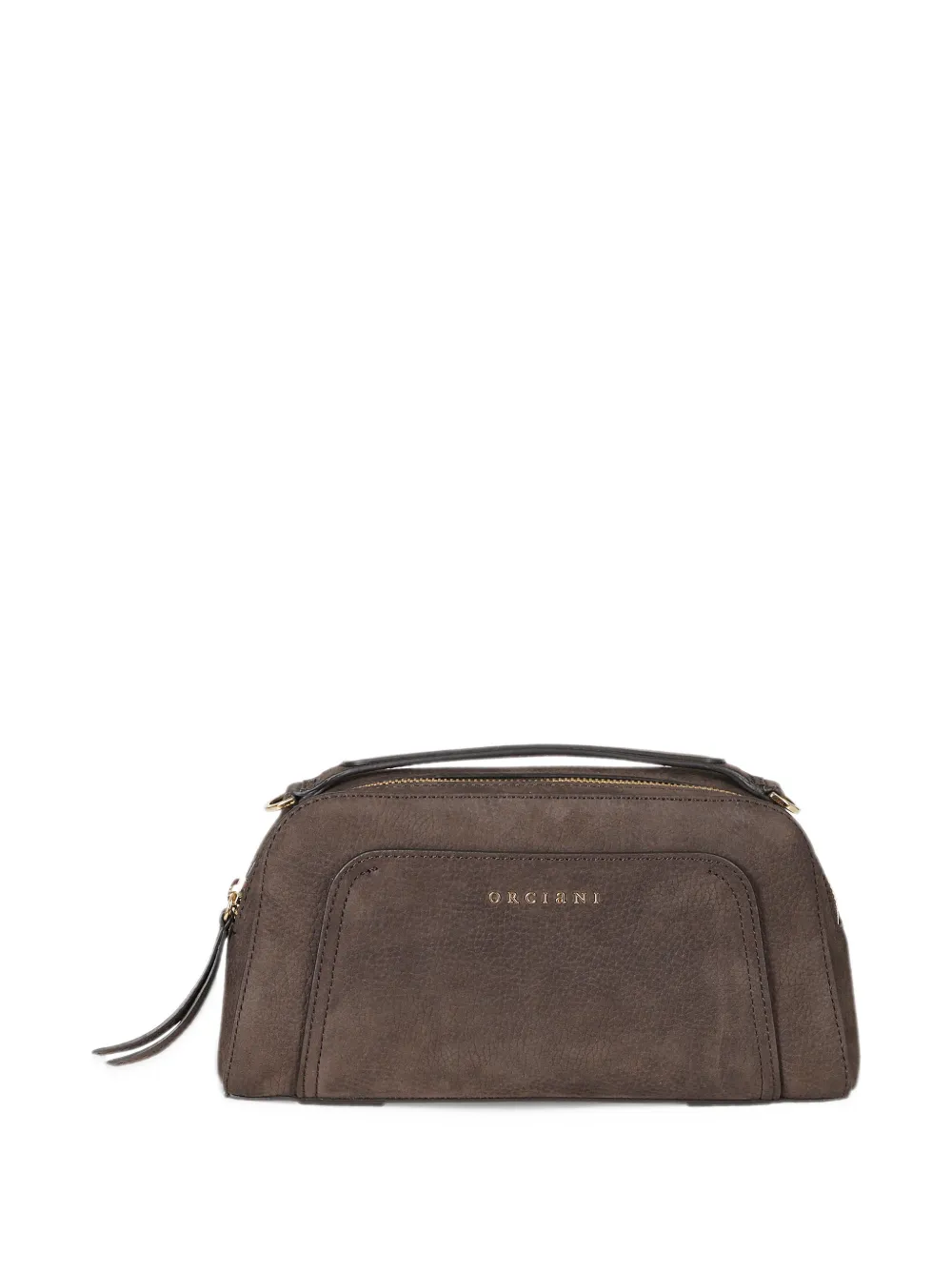 Orciani The Address 26 Soft logo-plaque tote bag Bruin