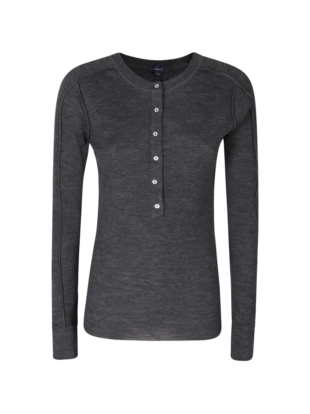 Soeur Laos henley T-shirt - Grigio