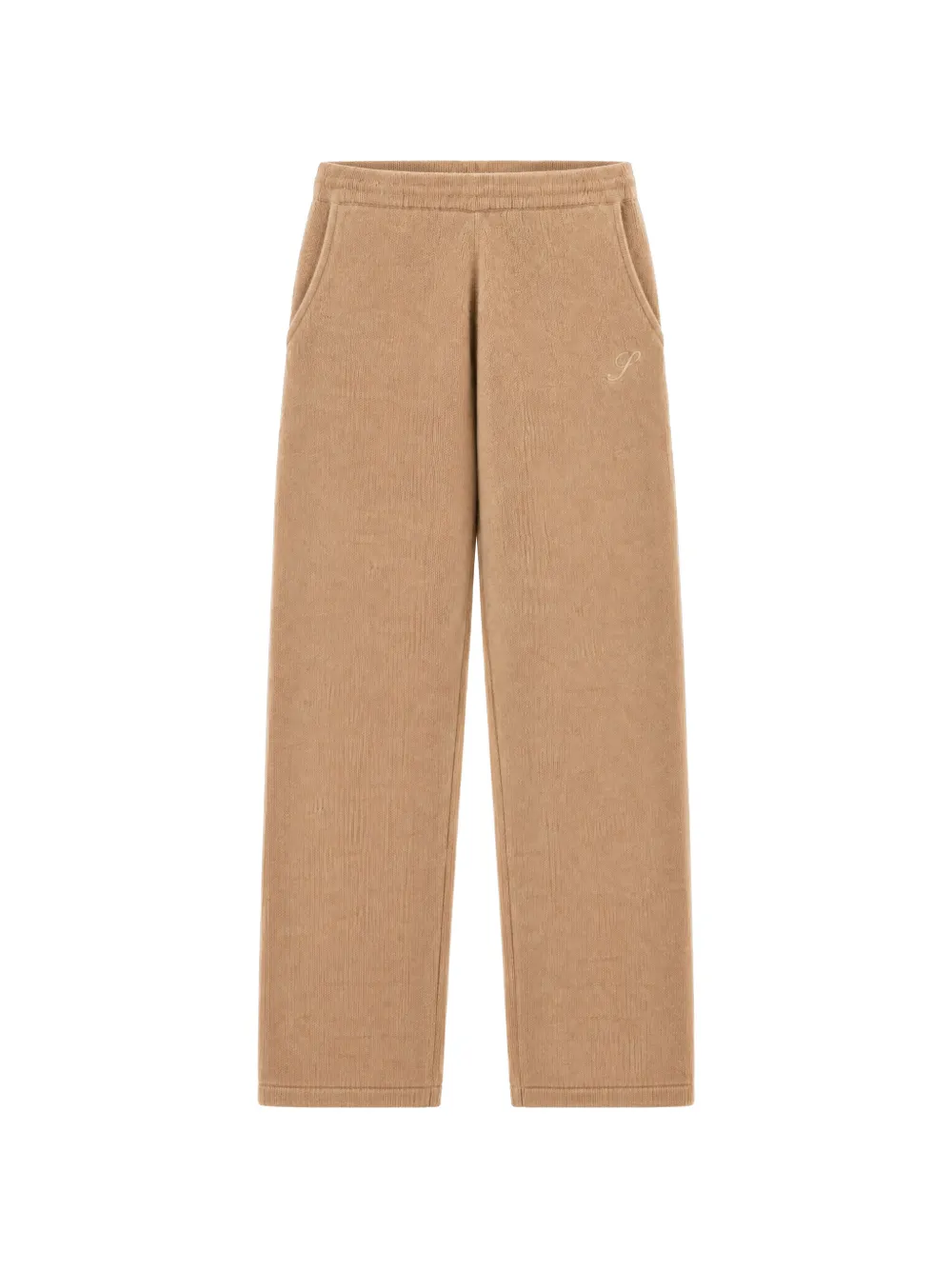 Sporty & Rich Ivana logo-embroidered track pants - Marrone
