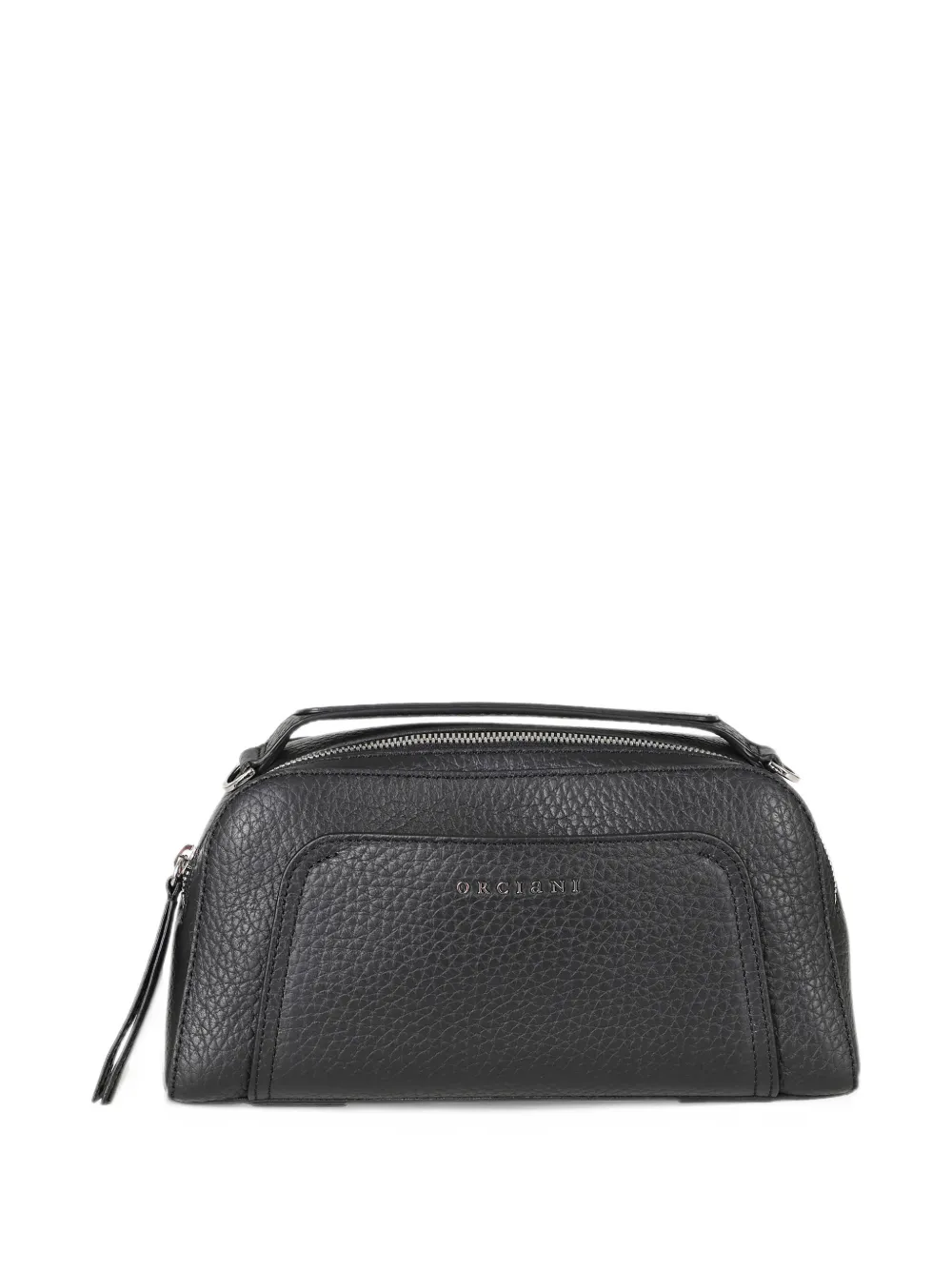 Orciani The Address 26 Soft logo-plaque tote bag Zwart
