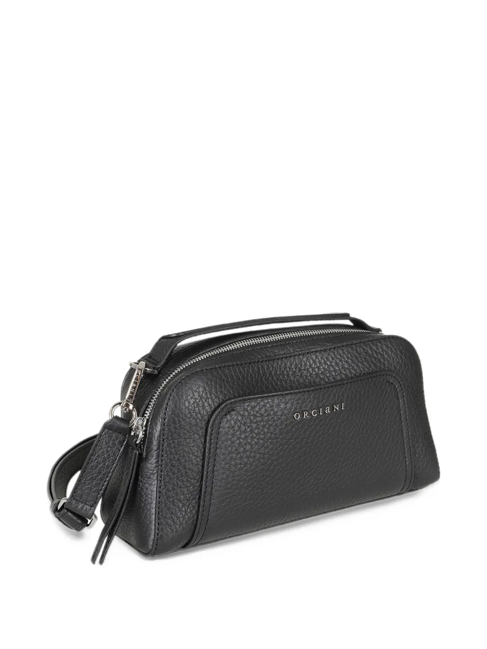 Orciani The Address 26 Soft logo-plaque tote bag Zwart