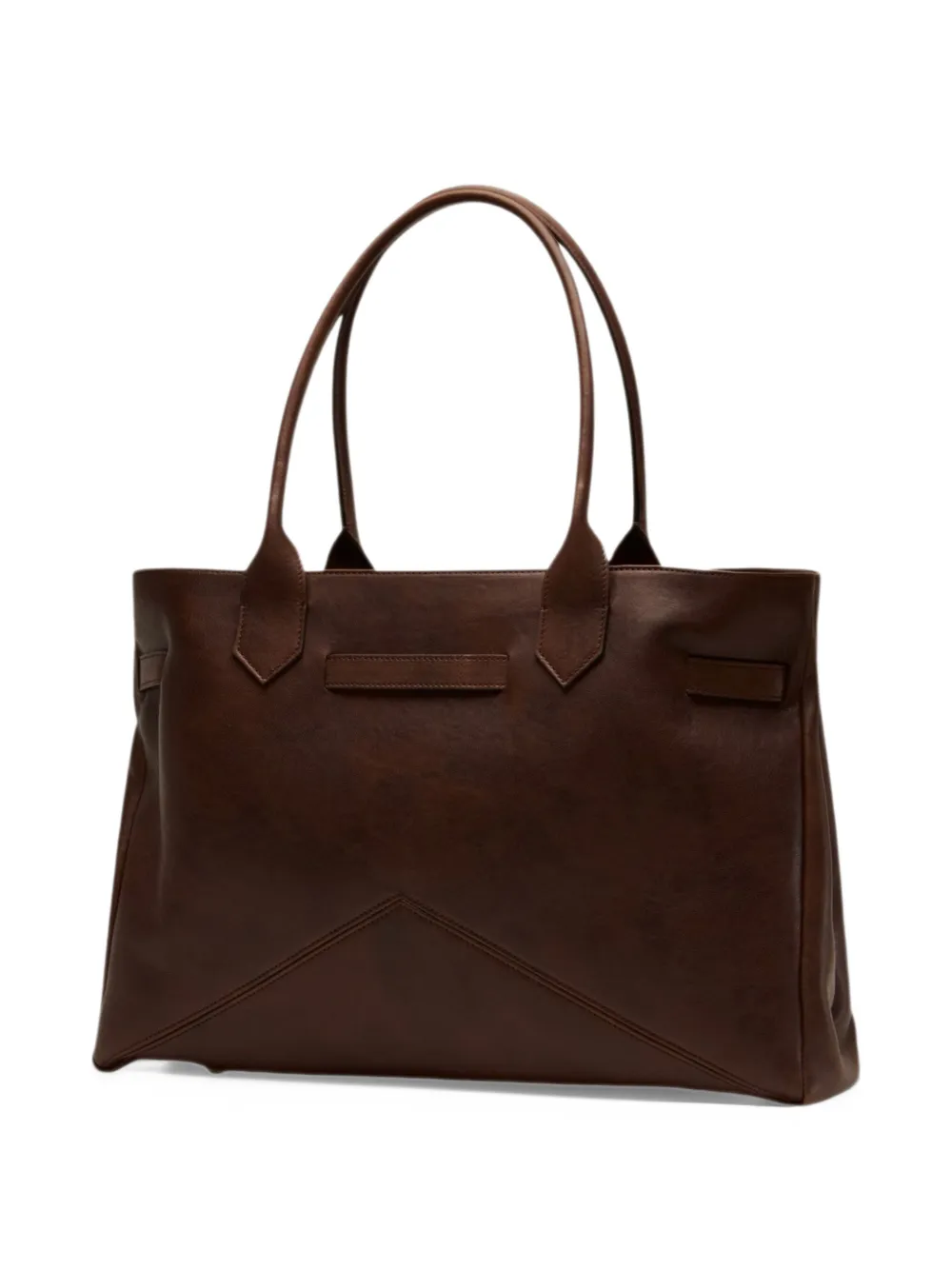 Ballantyne large Kate 990 buckled leather tote bag Bruin