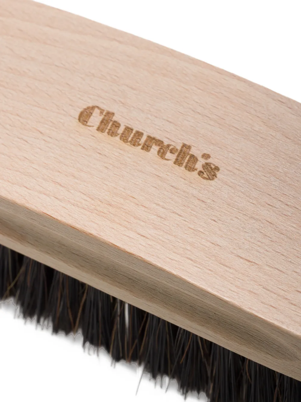 Church's beechwood boar-hair brush Beige