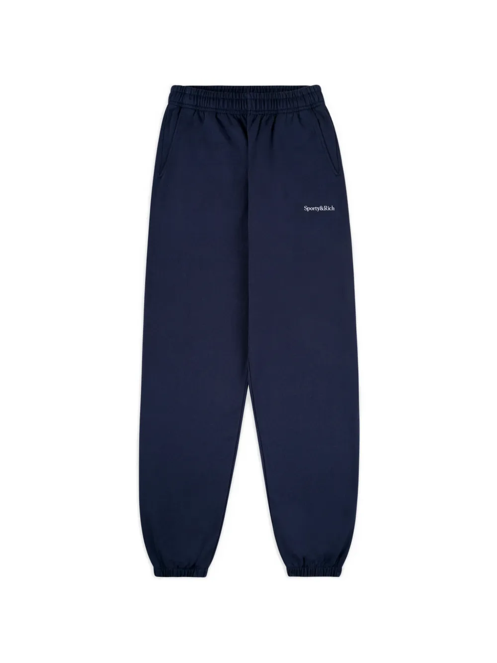 Sporty & Rich Brianno Serif-logo embroidered track pants - Blu