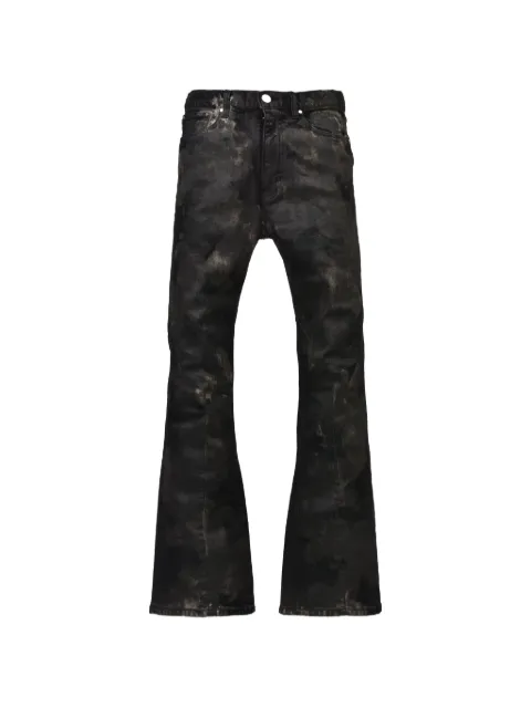 FILTH Kiefer waxed flared jeans