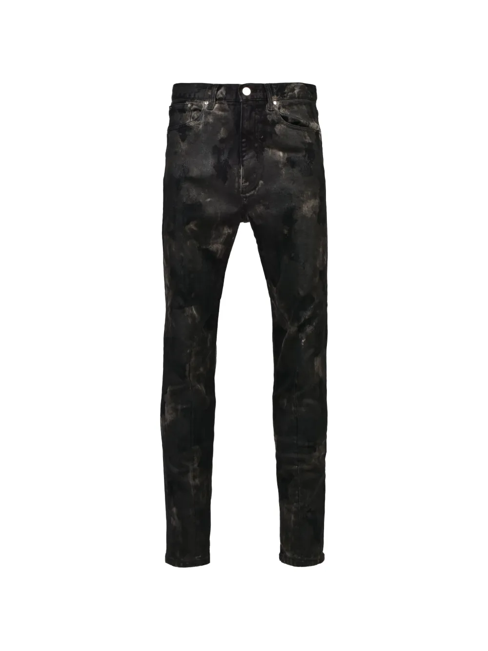 FILTH Kiefer waxed narrow-cut jeans - Nero