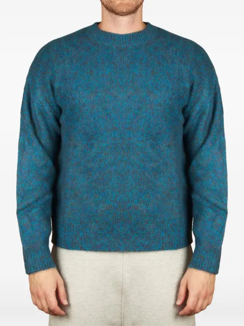 AMARÁNTO brushed-finish crew-neck sweater