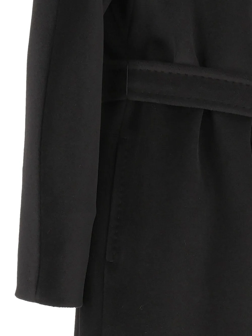 Max Mara Apice belted coat Zwart