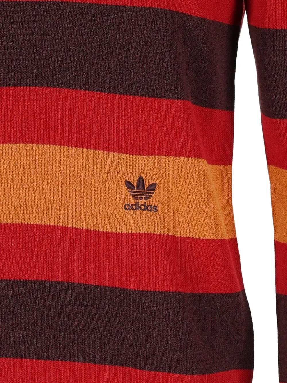 adidas x Wales Bonner striped-knit sweater Rood