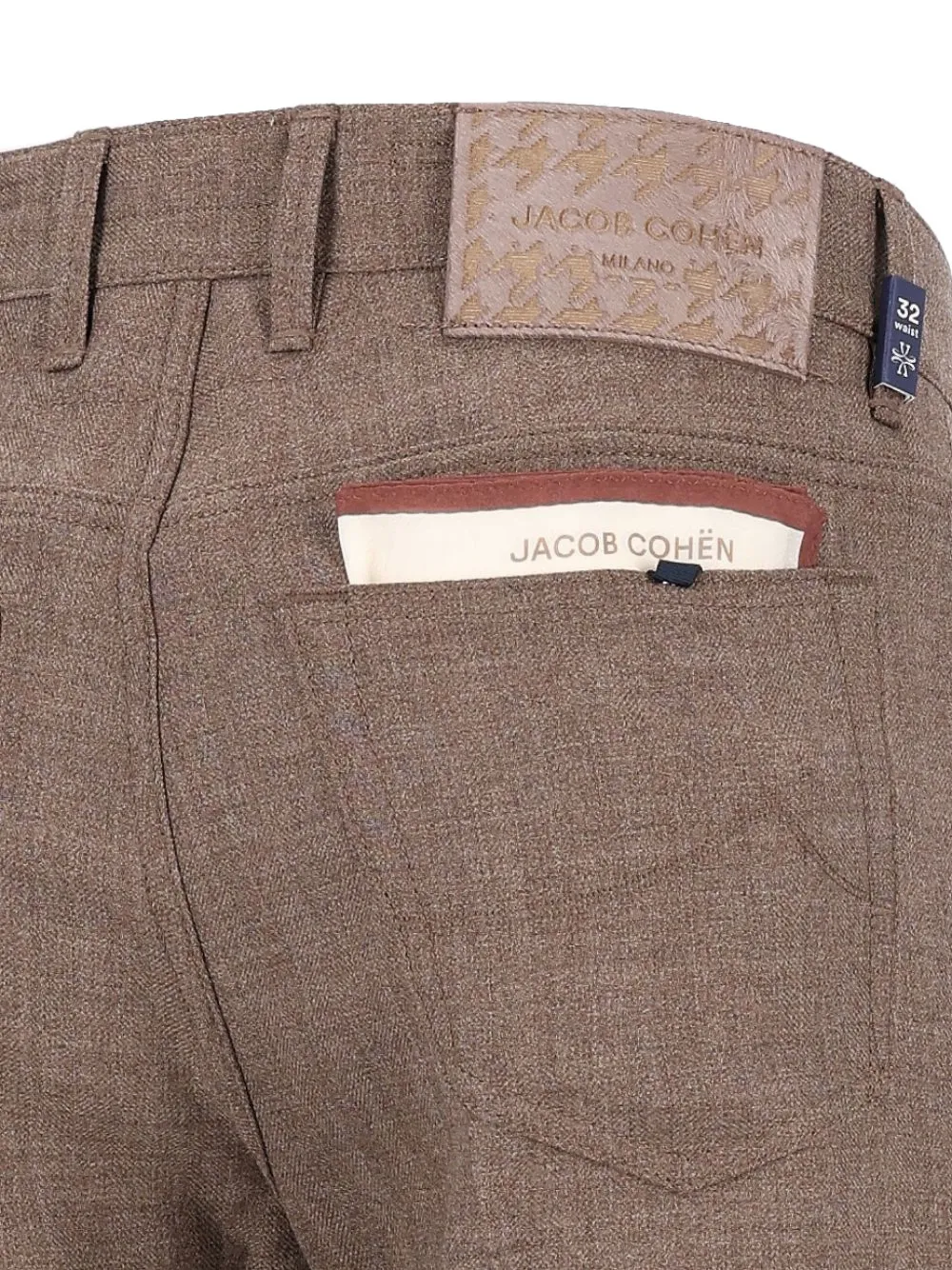 Jacob Cohën Slim-fit broek Bruin