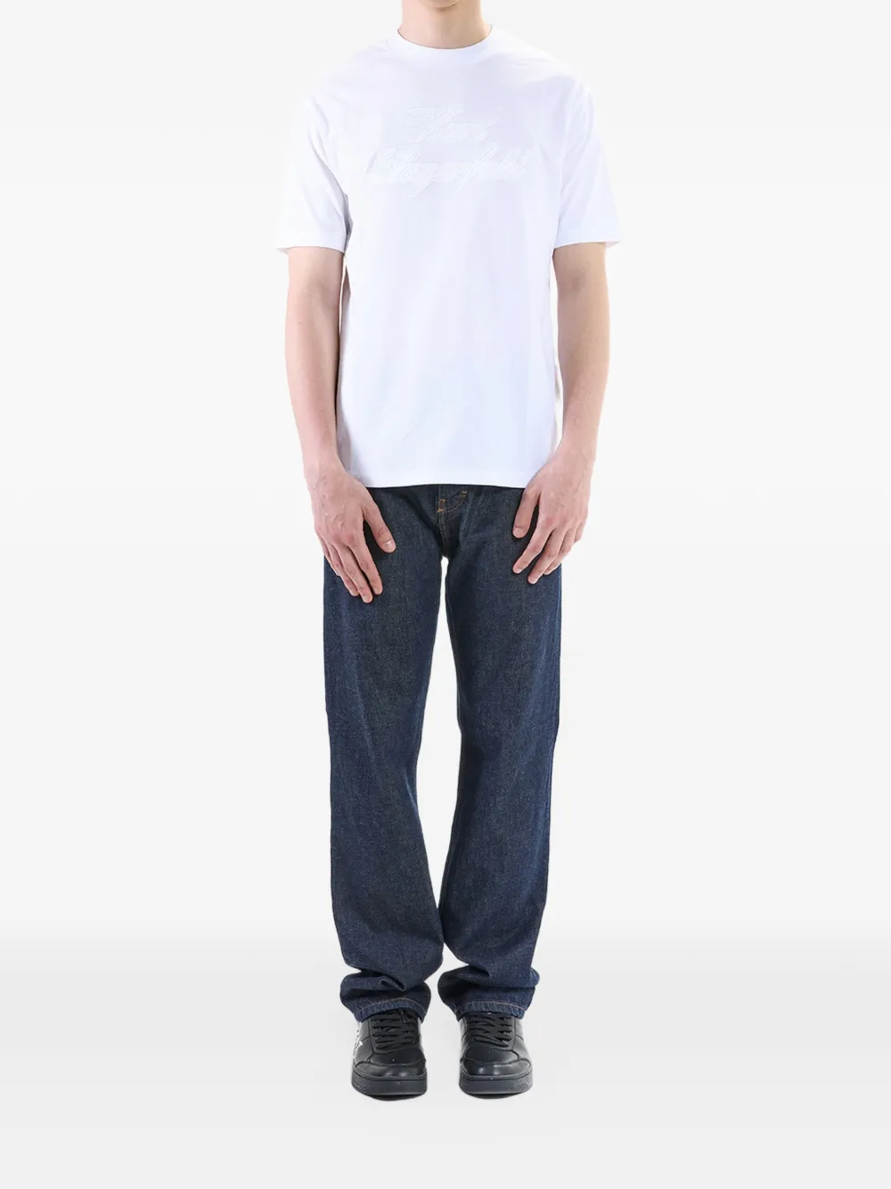 Karl Lagerfeld Signature T-shirt Wit