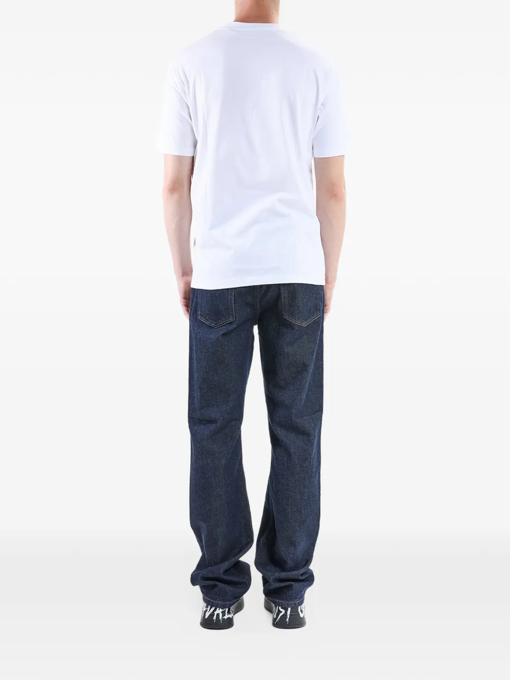 Karl Lagerfeld Signature T-shirt Wit