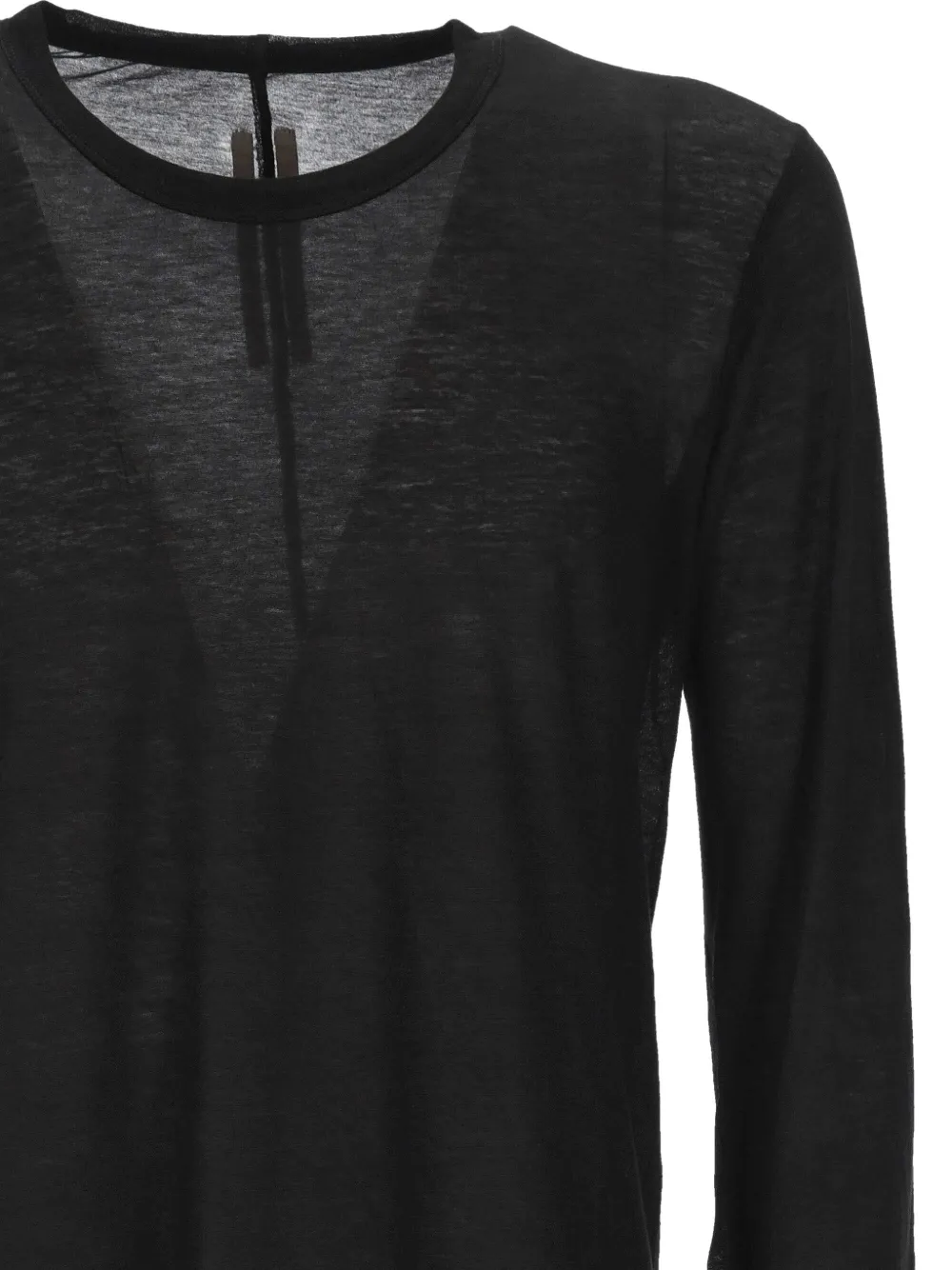 Rick Owens Basic Ls T-shirt Zwart