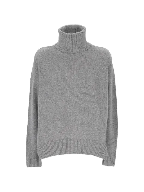 EMMA E GAIA roll-neck drop-shoulder sweater