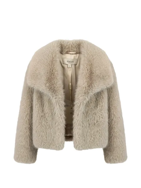 Kocca faux-fur wide-collar jacket