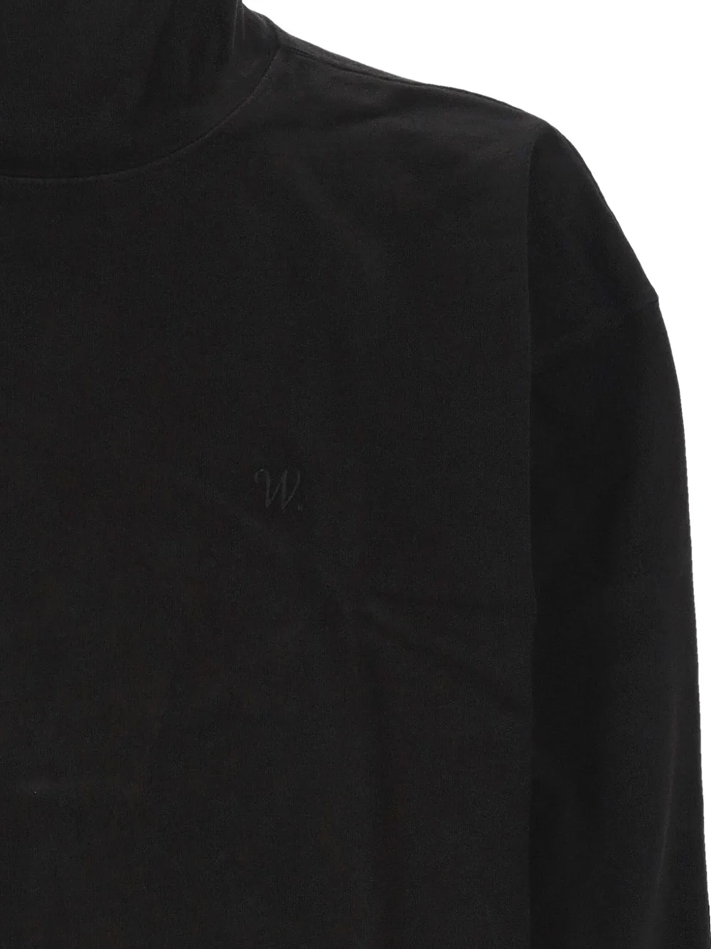 Willy Chavarria Buffalo high-neck T-shirt Zwart