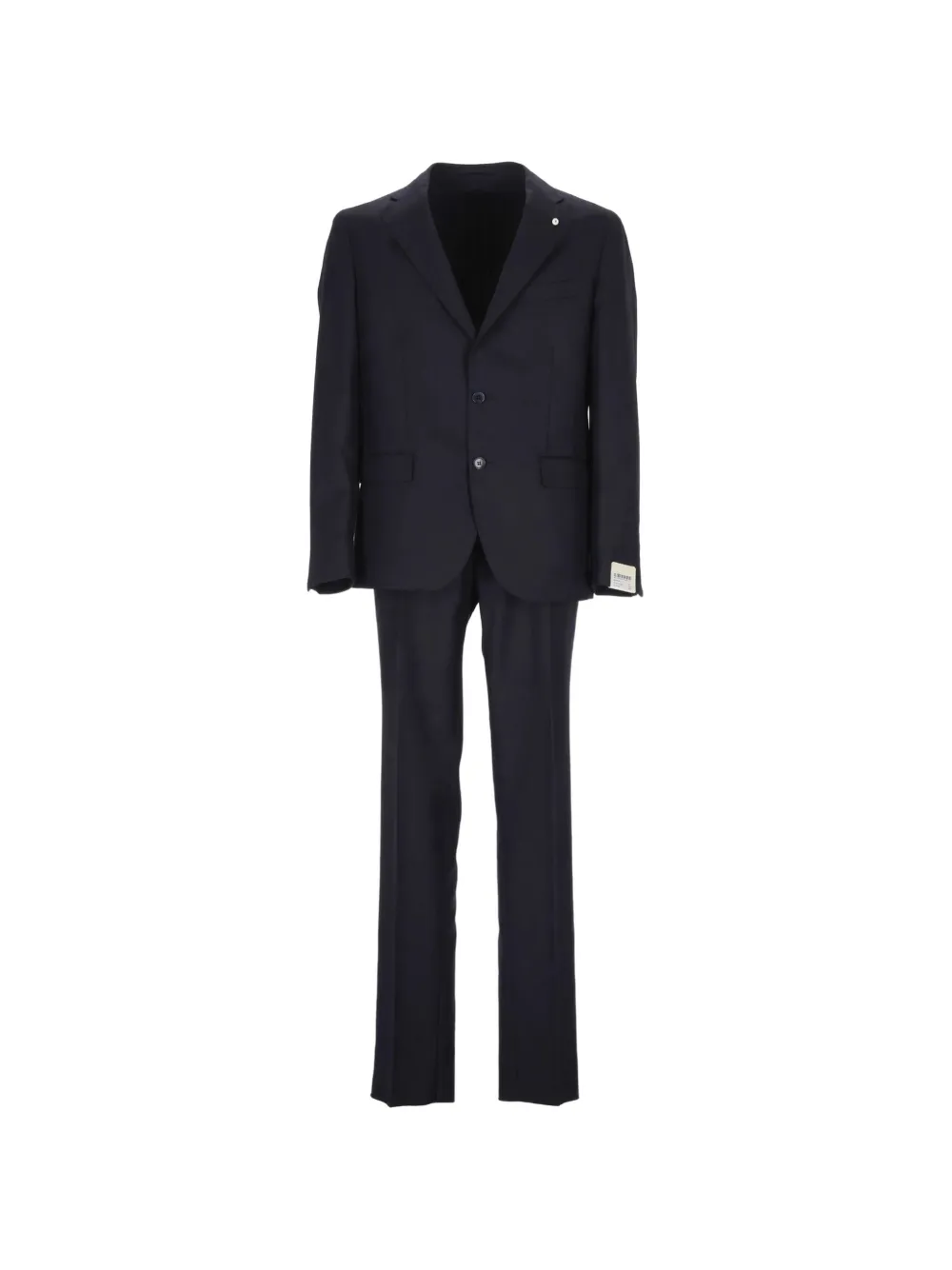 L.B.M. 1911 single-breasted virgin wool suit - Blu